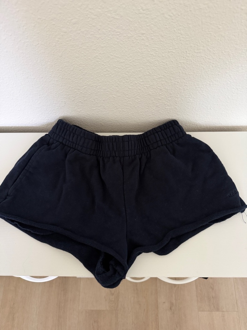 Garage Women's Navy Elastic-Waist Casual Shorts